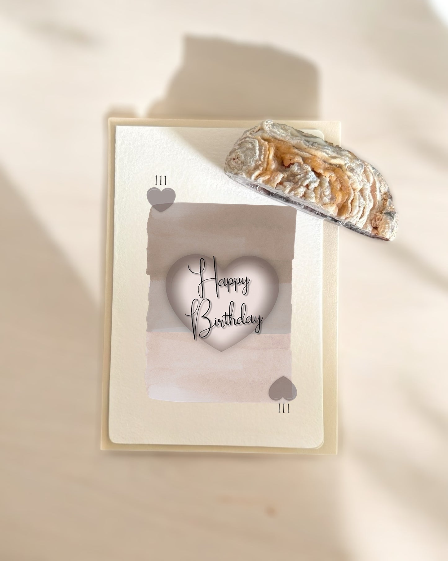 111 of Hearts <3 Birthday Card